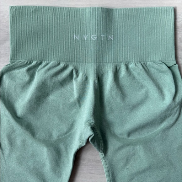Mint Green High-Waisted Leggings - Picture 8 of 12